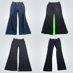 Black Flare Leg Pants