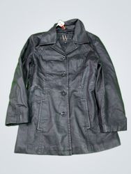 Nine West Leather Trench Coat