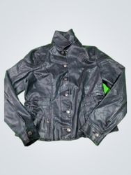 No Boundaries Black Faux Leather Jacket