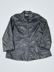 Jonatota Black Leather Jacket