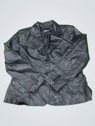 metrostyle Black Leather Jacket