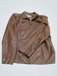 Tanjay Petites Brown Leather Jacket