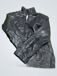 Boston Harbour Black Leather Jacket