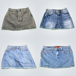 levi's denim mini skirt