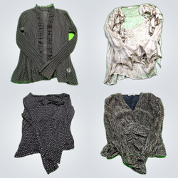 Blusa a maniche lunghe