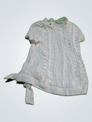 Sweet Wandered White Lace Ruffle Blouse