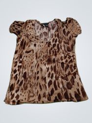 RafaelLA Printed Leopard Blouse
