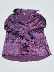 Purple Satin Blouse