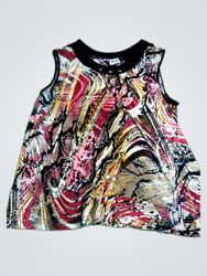 Blouse with Abstract Pattern