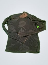 Unbranded Printed Floral Long Sleeve Blouse