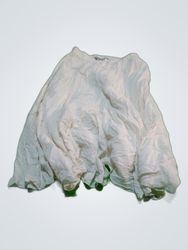 Alfred Dunner White Chiffon Maxi Skirt