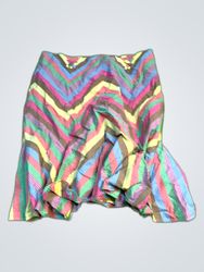 Multicolored Striped Skirt