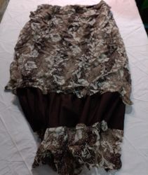 Style & Co. Printed Ruffle Skirt