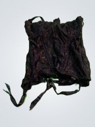 La Vie en Rose Black Lace Bustier