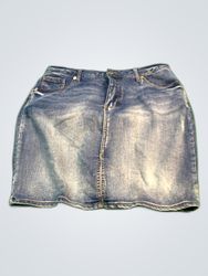 Faded Glory Denim Mini Skirt