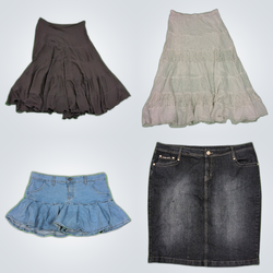 Denim & Patterned Skirts