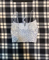 Hollister Floral Print Cropped Camisole