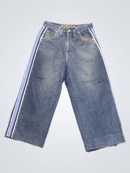 JNCO Wide Leg Jeans with Blue Stripes