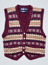 Ralph Lauren Fair Isle Knit Vest