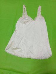 White Lace Trim Camisole