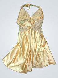 Gold Satin Nightgown