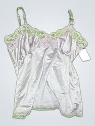 Gray Lace Trim Camisole