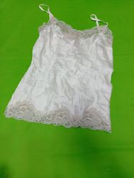 White Lace Trim Camisole