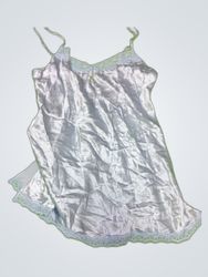 Victoria's Secret Lace Trim Satin Camisole
