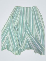B. Moss Striped Mini Skirt