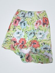 POSH Floral Print Mini Skirt