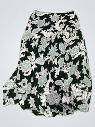 Style & Co Floral Print Midi Skirt