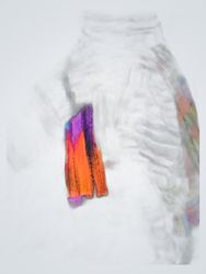 Unbranded Colorful Abstract Print Maxi Skirt