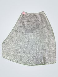 Zara Leopard Print Satin Midi Skirt