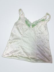 White Lace Trim Camisole