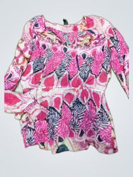 Guess Printed Long Sleeve Blouse