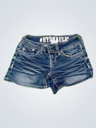 Hydraulic Denim Shorts