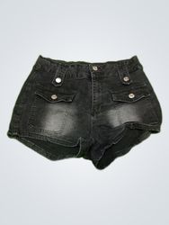 Unbranded Black Denim Shorts