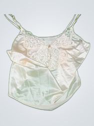 White Lace Trim Camisole