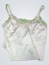 White Lace Trim Camisole