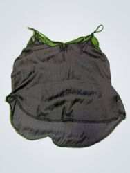 Black Lace-Trimmed Camisole