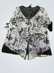 Simply Printed Long Sleeve Blouse