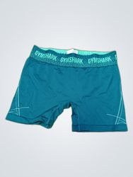 Gymshark Teal Nylon Athletic Shorts