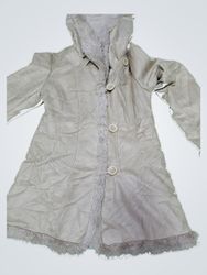 JONES NEW YORK Faux Suede Fur Lined Coat