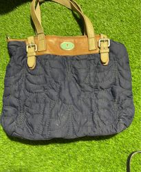 Fossil Quilted Tote Bag
