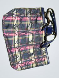 Coach Plaid Shoulder Bag