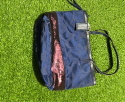 Coach Shoulder Bag with Sequins
