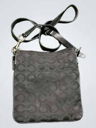Coach Black Signature Crossbody Bag