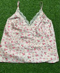 Victoria's Secret Floral Lace Trim Cami