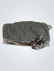 Robe mini plissée noire