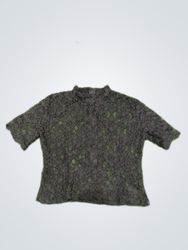 Black Sheer Lace Blouse